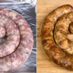 Справжня печена ковбаса домашня з курки і сала. Готую її у Великодній Кошик і не тільки! Рекомендую!