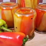 Як я консервую болгарський перець з медом: стоїть у мене всю зиму, як свіжий – без складної стерилізації, ну дуже смачний перчик