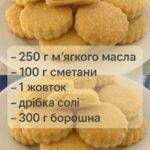 Дуже ніжне, листкове печиво або пишні несолодкі слойки з мінімальної кількості інгредієнтів.