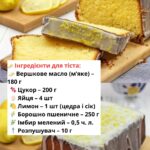 Лимонний кекс з глазур’ю