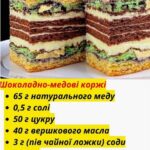 Новий пляцок з медовими коржами і яблуками «МОТАНКА», що стане вашим фаворитом!