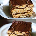 Пиріг з арахісовим маслом без випічки 🍫🥜