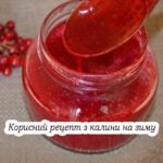 В чому саме користь калини та як правильно запастися нею на зиму. В кожному домі має бути така баночка