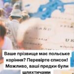Ось які прізвища мають польське походження: перевірте своє!